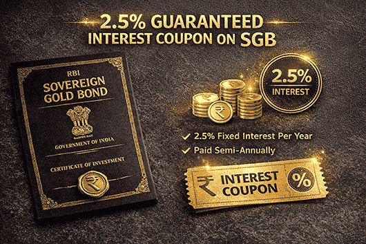Sovereign Gold Bond 2.5 % interest coupon