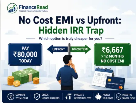 No-Cost EMI vs Upfront Payment: Hidden IRR Trap explained with real examples