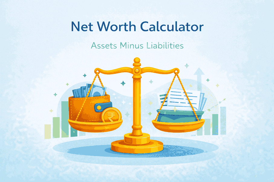 net worth calculator india to calculate assets minus liabilities
