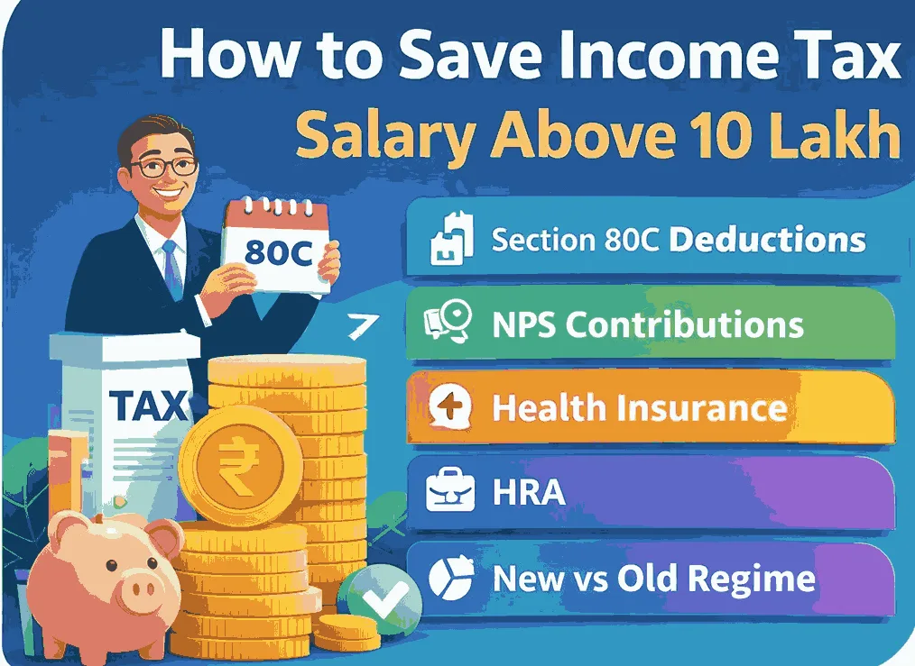 how to save income tax salary above 10 lakh