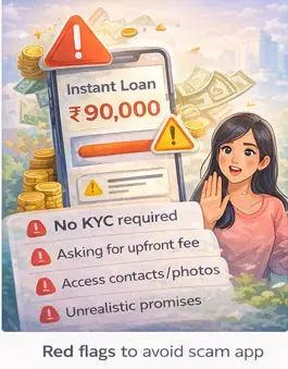 Red flags to watch for when choosing a digital loan app