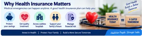 Health insurance helping protect family finances from unexpected medical expenses