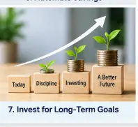 Starting long-term investing with small regular savings to build future wealth